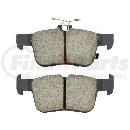 1003-1665C by MPA ELECTRICAL - Quality-Built Disc Brake Pad Set - Black Series, Ceramic, with Hardware