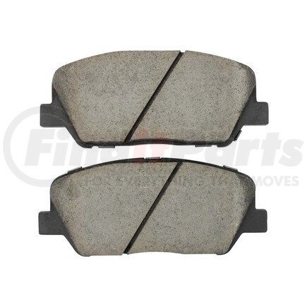 1003-1675C by MPA ELECTRICAL - Quality-Built Black Series Ceramic Brake Pads w/ Hardware