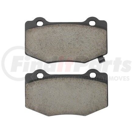 1003-1718C by MPA ELECTRICAL - Quality-Built Disc Brake Pad Set - Black Series, Ceramic, with Hardware