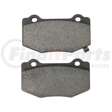 1003-1718M by MPA ELECTRICAL - Quality-Built Disc Brake Pad Set - Black Series, Semi-Metallic, with Hardware