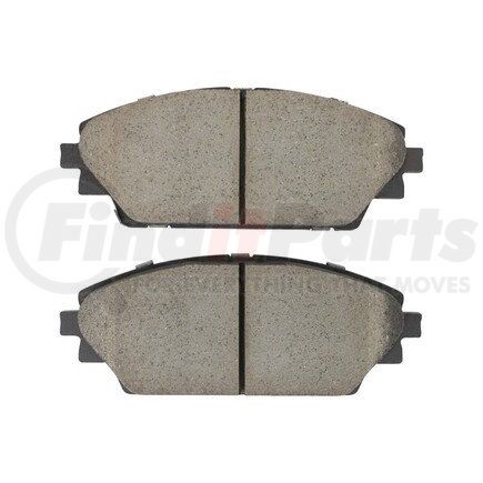 1003-1728C by MPA ELECTRICAL - Quality-Built Black Series Ceramic Brake Pads w/ Hardware