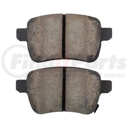 1003-1722C by MPA ELECTRICAL - Quality-Built Black Series Ceramic Brake Pads w/ Hardware