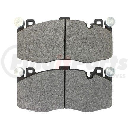 1003-1738AM by MPA ELECTRICAL - Quality-Built Black Series Semi-Metallic Brake Pads w/ Hardware