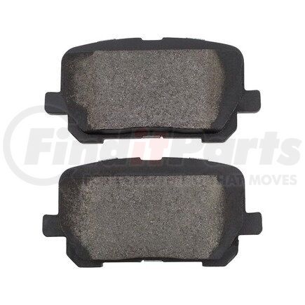 1003-1766M by MPA ELECTRICAL - Quality-Built Black Series Semi-Metallic Brake Pads w/ Hardware