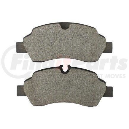 1003-1775M by MPA ELECTRICAL - Quality-Built Disc Brake Pad Set - Black Series, Semi-Metallic, with Hardware