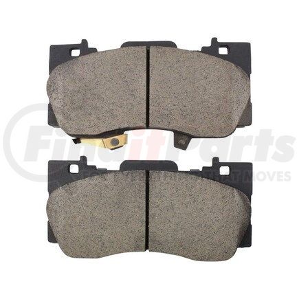 1003-1784C by MPA ELECTRICAL - Quality-Built Black Series Ceramic Brake Pads w/ Hardware