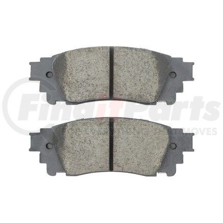 1003-1805C by MPA ELECTRICAL - Quality-Built Disc Brake Pad Set - Black Series, Ceramic, with Hardware