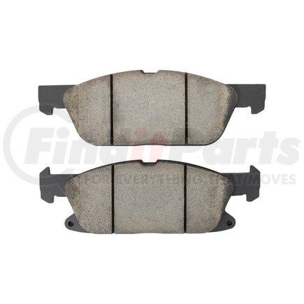 1003-1818C by MPA ELECTRICAL - Quality-Built Disc Brake Pad Set - Black Series, Ceramic, with Hardware