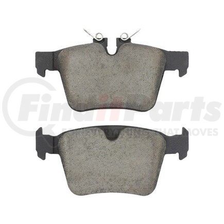 1003-1821M by MPA ELECTRICAL - Quality-Built Disc Brake Pad Set - Black Series, Semi-Metallic, with Hardware