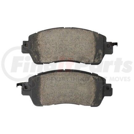 1003-1852C by MPA ELECTRICAL - Quality-Built Disc Brake Pad Set - Black Series, Ceramic, with Hardware