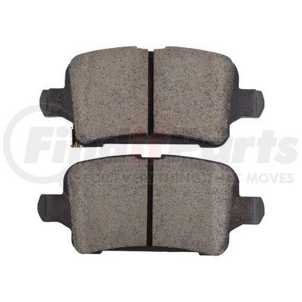 1003-1857C by MPA ELECTRICAL - Quality-Built Disc Brake Pad Set - Black Series, Ceramic, with Hardware