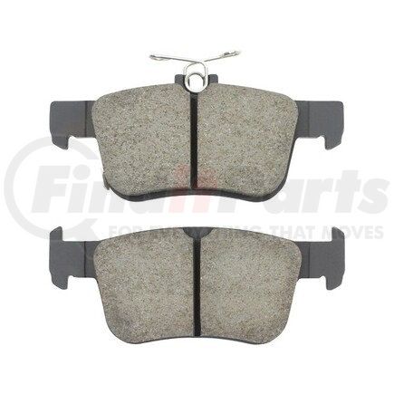 1003-1878C by MPA ELECTRICAL - Quality-Built Disc Brake Pad Set - Black Series, Ceramic, with Hardware