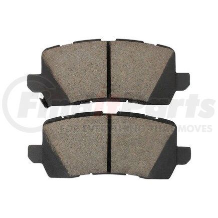 1003-1954C by MPA ELECTRICAL - Quality-Built Disc Brake Pad Set - Black Series, Ceramic, with Hardware