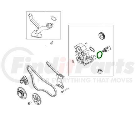 05048439AA by MOPAR - Engine Oil Pump Solenoid Gasket