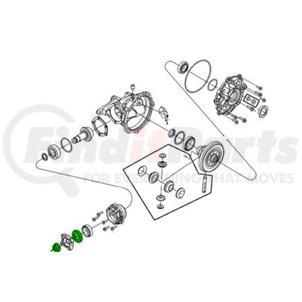 5161591AA by MOPAR - Differential Seal Kit - For 2005-2023 Dodge/Chrysler