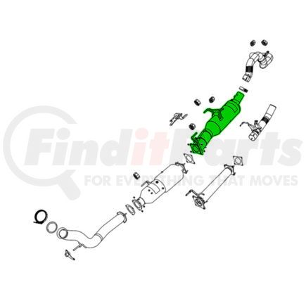 52122429AL by MOPAR - Catalytic Converter - For 2011-2012 Ram 3500