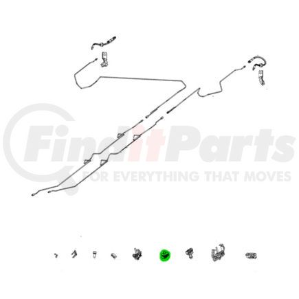 68073500AA by MOPAR - Brake Hydraulic Line Clip - For 2014-2023 Ram