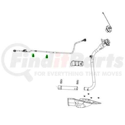 68079522AA by MOPAR - Fuel Line Clip