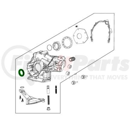 68094615AA by MOPAR - Engine Crankshaft Seal - Front