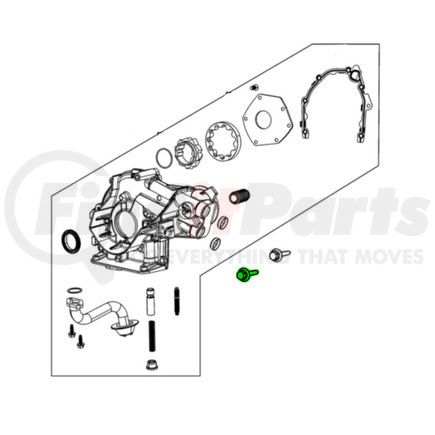 68095099AA by MOPAR - Bolt - Hex