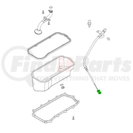 68096977AA by MOPAR - Engine Oil Dipstick Tube O-Ring - For 2014-2017 Ram