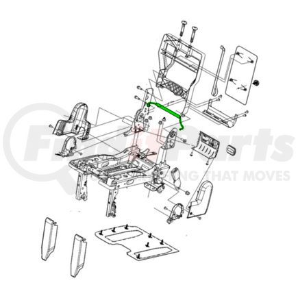 68102194AA by MOPAR - Seat Back Frame