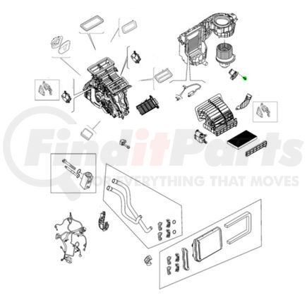 68113459AA by MOPAR - HVAC Heater Fan Motor Screw