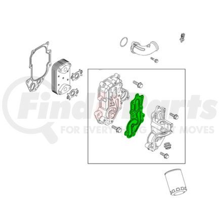 68133359AA by MOPAR - Engine Oil Filter Housing Gasket - For 2014-2017 Ram