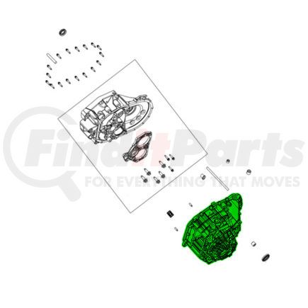 68166637AA by MOPAR - Manual Transmission Case