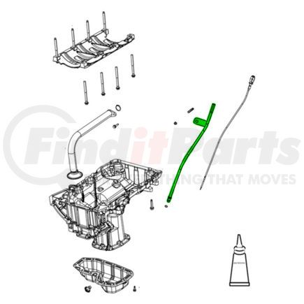 68154685AC by MOPAR - Engine Oil Dipstick Tube - For 2013-2015 Ram 1500