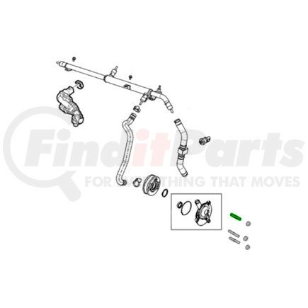 68277283AA by MOPAR - Screw - Hex, For 2015 Ram