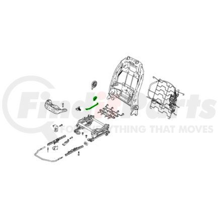 68284386AA by MOPAR - Seat Adjuster