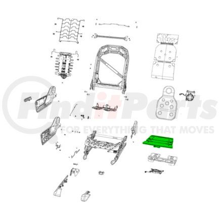 68309557AD by MOPAR - Seat Heater Pad - Left or Right, For 2019-2023 Ram 1500