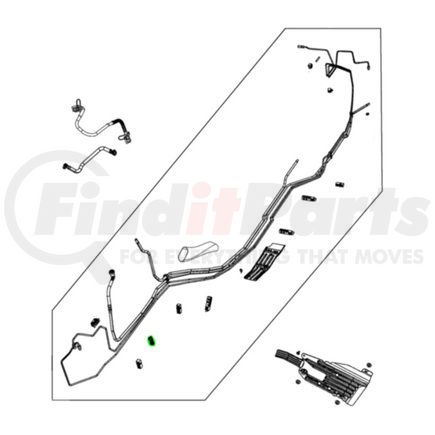 68309835AA by MOPAR - Fuel Line Clip - 3 Way, for 2016-2023 Dodge Durango & 2017 Jeep Grand Cherokee