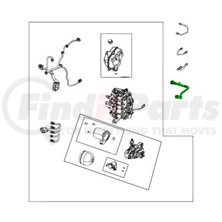 68320095AA by MOPAR - Automatic Transmission Shift Tube - For 2013-2015 Dodge Dart & 2014 Fiat 500L