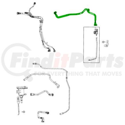 68354230AB by MOPAR - Vapor Canister Purge Valve Hose