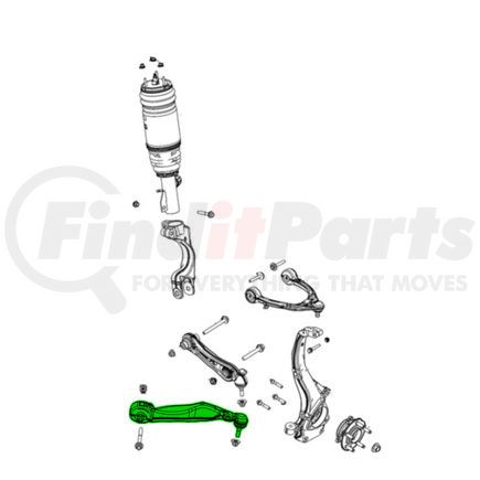 68375647AB by MOPAR - Suspension Control Arm - Front, Left, Lower