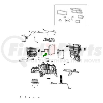 68396043AB by MOPAR - A/C Expansion Valve - with O-Rings and Screws, For 2019-2023 Ram