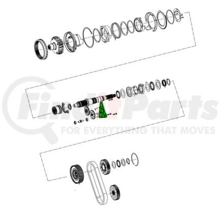 68402301AA by MOPAR - Transfer Case Output Shaft Bearing Retaining Ring