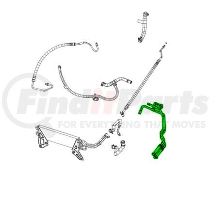 68402331AF by MOPAR - Power Steering Return Hose - For 2019-2023 Ram