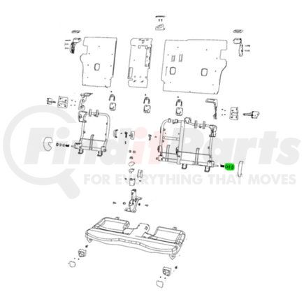 68417613AA by MOPAR - Running Board End Cap - For 2019-2023 Jeep Cherokee