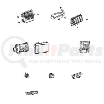 68436428AB by MOPAR - Park Assist Camera Bracket