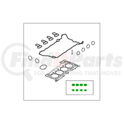 68436674AA by MOPAR - Fuel Injector Seal Kit - with Upper and Lower Seals