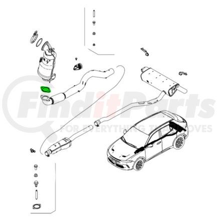 68445197AA by MOPAR - Catalytic Converter Gasket - For 2023 Dodge Hornet