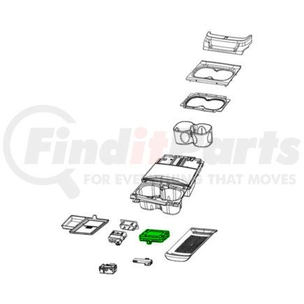 68487355AB by MOPAR - Wireless Device Charging System Module