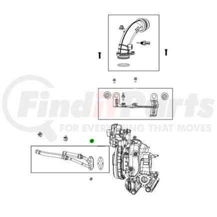 68490174AA by MOPAR - Turbocharger Coolant Line Bolt - Hex