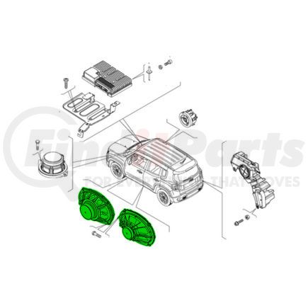 68504260AA by MOPAR - Door Control Module - Rear, Right, For 2018-2023 Jeep Renegade