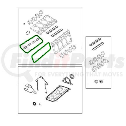 68526603AA by MOPAR - Engine Cylinder Head Cover Gasket - Right