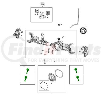 68531030AB by MOPAR - Suspension Ball Joint