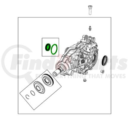 68531108AA by MOPAR - Differential Seal Kit